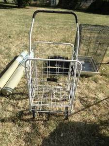 lot 1328 image: 2 Wheeled Metal Cart