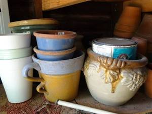 lot 1441 image: Variety Of Planters  Mixed Sizes