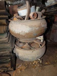 lot 1453 image: 2 Large Bowls w Misc Contents for Creamer