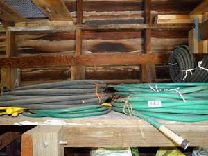 lot 1454 image: Large Lot of Standard and Soaker Hoses  Some New