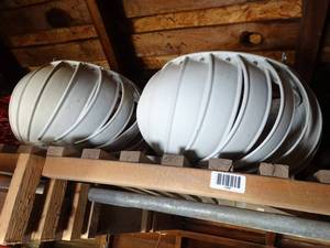 lot 1488 image: 2 Spinning Roof Vents