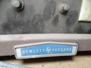 lot 1476 image: HP  Hewlett Packard Vintage Generator