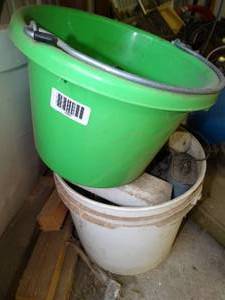lot 1557 image: 2 Buckets of Misc