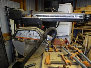 lot 1565 image: Craftsman 12 In Radial Arm Saw (CONTENTS ON SAW NOT INCLUDED)