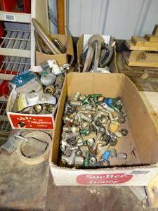 lot 1592 image: Bolts, plumbing parts and misc items