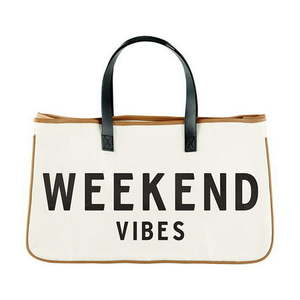 lot 3523 image: Christian Brands D3712 Weekend Vibes - Canvas Tote