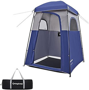 lot 3548 image: KingCamp Oversize Outdoor Easy Up Portable Dressing Changing Room Shower Privacy Shelter Tent