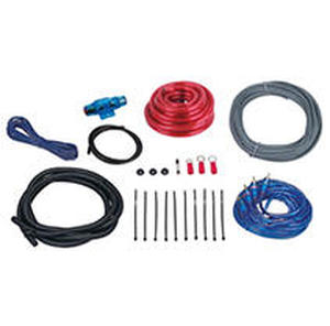 lot 3553 image: BOSS Audio Systems KIT2 8 Gauge Amp Installation Wiring Kit - A Car Amplifier Wiring Kit Makes Wire Connections and Brings Power to Your Radio Subwoofers and Speakers