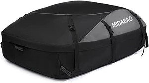 lot 3572 image: MIDABAO 20 Cubic Waterproof Duty Car Roof Top Carrier-Car Cargo Roof Bag Car Roof Top Carrier - Waterproof & Coated Zippers - for Cars with or Without Racks