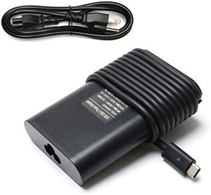 lot 3573 image: 65W Type-C Charger Laptop Power Cord Fit for Dell Latitude 12 5285 5289 5290 7212 7275 7285 7290, XPS 13 9350 9360 9365 9370