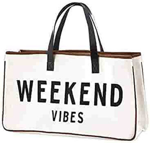lot 6024 image: Christian Brands D3712 Weekend Vibes - Canvas Tote