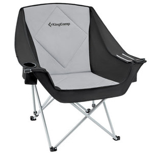 lot 6061 image: KingCamp Oversized Padded Sofa Moon Chair