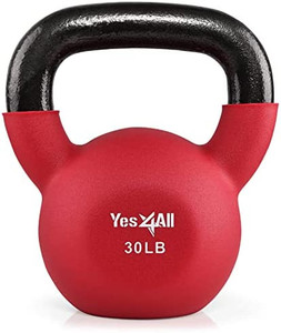 lot 6063 image: Yes4All Neoprene Coated Kettlebell 30 lb