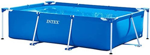lot 6064 image: Intex Small Family Frame Swimming Pool 2.2m X 1.5m X 0.60m 28270