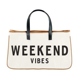 lot 7145 image: Christian Brands D3712 Weekend Vibes - Canvas Tote
