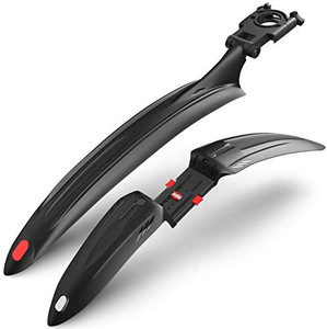 lot 7156 image: VELMIA Bike Fender Set 24-29 inch - Universal Bike mud Guard, Mountain Bike Fender Against Splashing Water & Dirt I Bicycle fenders, Bike fenders