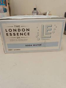 lot 7162 image: London Essence Company - Perfect Mixer for your Premium Spirits - Carbon filtered - Clean Mineral Aroma - Moderate Carbonation - Soda Water, 24 x 6.8 Fl Oz Bottles