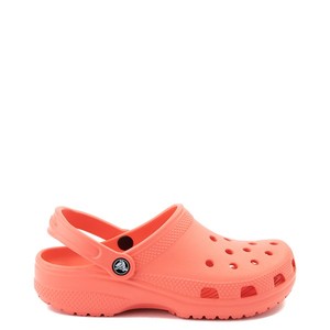 lot 8019 image: Crocs Unisex Classic Clog Shoes (Mens Sizing) in RedOrangeFresco Size 11.0