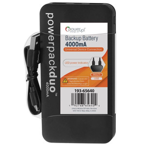 lot 8556 image: Power Up Power Pack Duo XL 10000mA, Item Differs From Stock Photos