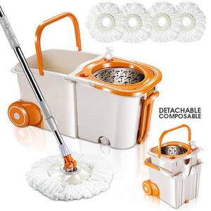 lot 8568 image: Masthome� 360 Spin Mop and Bucket with Wringer Set