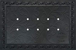lot 9020 image: Briarwood Lane Outdoor Rubber Doormat