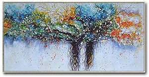 lot 9058 image: KMAOMAOYHYH Hand Painted Oil Painting On Canvas