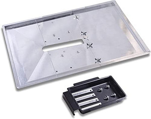 lot 9073 image: Outdoor Bazaar Replacement Grease Tray Set for BBQ Grill Models from Nexgrill, Dyna Glo, Kenmore, Backyard Grill, BHG, Uniflame and Others (27)