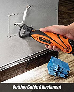 lot 9081 image: Rotary Tool Kit with Keyless Chuck, 6 Variable Speed, 10000 - 32000 RPM, 107pcs Accessories, Flex Shaft, for Cutting, Engraving, Drilling, Sanding, Polishing, Great for DIY Crafts