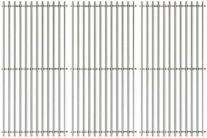 lot 9082 image: Uniflasy Cooking Grid Grates for Charbroil 463420508, 463420509, 463420511, 463436213, 463436214, 463436215, 463440109, 463441312, 463441514, Thermos 461442114, 16 78 Stainless Steel Grill Grates