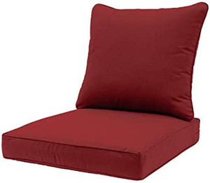 lot 9149 image: QILLOWAY OutdoorIndoor Deep Seat Cushions