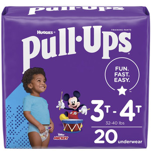 lot 9162 image: Pull-Ups Boys Potty Training Pants Size 3T-4T, 40Ct
