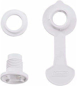 lot 9178 image: Coleman Cooler Standard Drain Plug Assembly - 1.5 Inch Shaft Length