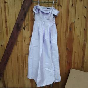lot 9940 image: PARTY  PROM DRESS SIZE L  SMALL SPOT ON FRONT SEE PICS