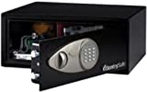 lot 5858 image: SentrySafe X075 Security Safe with Digital Keypad Lock 0.78 cu. ft. Black