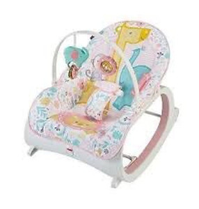 lot 6114 image: Fisher-Price Infant-to-Toddler Rocker - Pink (DTH00)