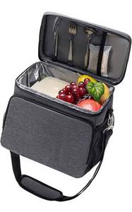 lot 874 image: Cooler Bag - Insulated Soft Cooler 24-Can Portable Cooler Beach Bag for Lunch, Grocery, Shopping, Camping & Road Trip, Leakproof Lightweight Soft Side Car Cooler