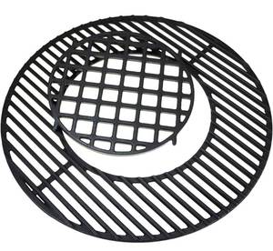 lot 955 image: Cast Iron Gourmet BBQ System Cooking Grate for 22.5 Weber Kettle Grill 22 12 Inch