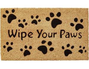 lot 984 image: Wipe Your Paws Doormat 18 x 30