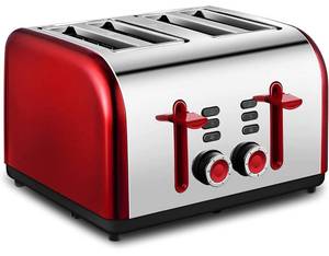 lot 995 image: Toaster 4 Slice, CUSINAID Extra Wide Slots