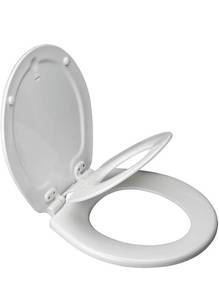 lot 1019 image: Bemis 483SLOW Round NextStep White SLOW Closing Potty Seat