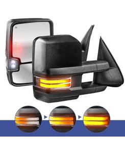 lot 1033 image: MOSTPLUS Power Heated Towing Mirrors Compatible for Chevy Silverado Suburban Tahoe