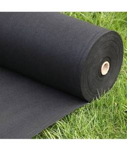 lot 1067 image: FLARMOR Pro Garden Landscape Fabric Heavy Duty - French Cloth Ground Cover One Roll 6x300 ft 1.8 oz