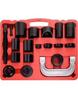 lot 1078 image: Orion Motor Tech Master Ball Joint Press Kit & U-Joint Puller Service Tool Set 21PCS - Upper and Lower Ball Joint Removal Tool Kit.