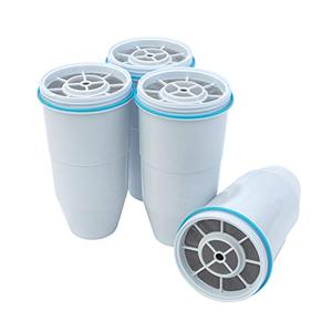 lot 1098 image: ZeroWater 5-Stage Water Filter Replacement, NSF Certified to Reduce Lead, Other Heavy Metals and PFOAPFOS, 4 Count (Pack of 1), White