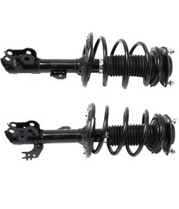 lot 1114 image: ECCPP Complete Struts Spring Assembly Front Struts Shock Absorber Fit for 2012 2013 2014 for Toyota Camry Excludes SE model FWD. Retails $223