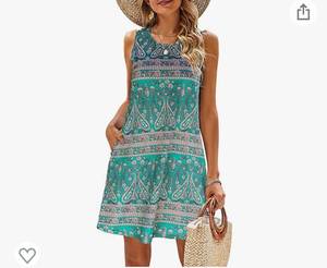 lot 1115 image: Womens&nbsp size medium sleeveless sundress with pockets