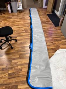 lot 1122 image: ALIFUN Inflatable Gymnastics Tumbling Track Air Mat 6.6 ft 10ft 16ft Tumble Track Thick 4Inches Wide Training Track Mat with Electric Air Pump