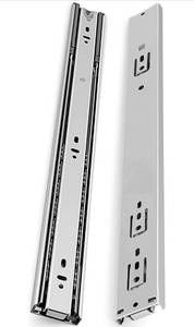lot 1128 image: 20 Inch Solf Close Drawer Slides, Heavy Duty Full Extension Drawer Dresser Slides Runners, Ball Bearing Soft Close Rail Drawer Glides and Slides 5Pairs (10 Pieces)