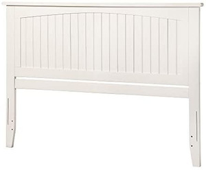 lot 540 image: Atlantic Furniture Nantucket Headboard, King, White