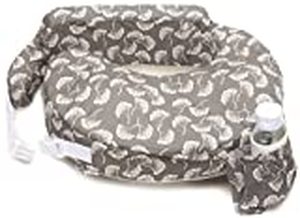 lot 907 image: My Brest Friend Original Nursing Pillow - Grey Flowing Fans